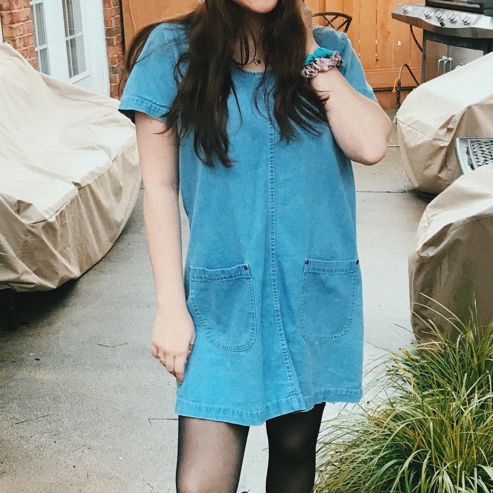 denim dress